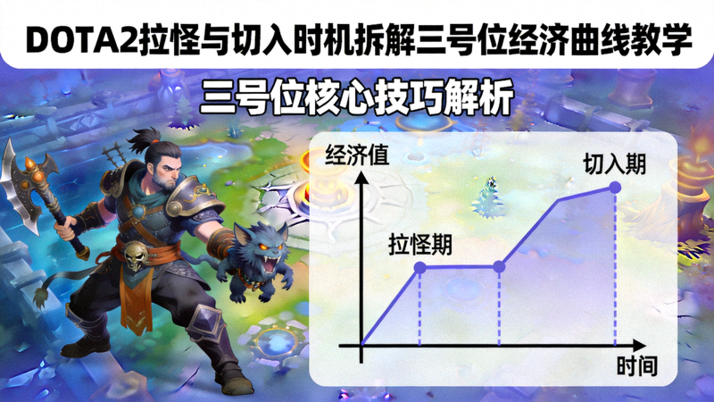 DOTA2拉怪与切入时机拆解三号位经济曲线教学封面图